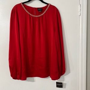 COPY - New with tag Liz Claiborne blouse red